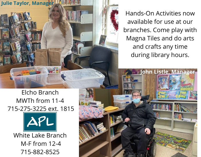 Hands-On Activities at our Branches