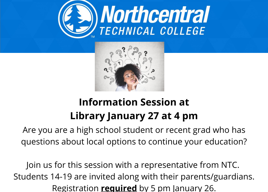 NTC Information Session for High Schoolers