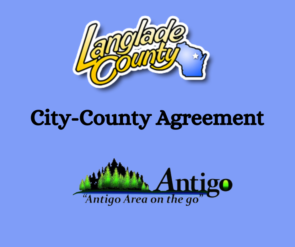 Logos for Langlade County and Antigo Wisconsin