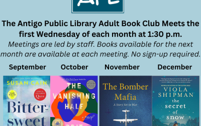 Adult Book Club Meets First Wednesday of Each Month at 1:30 p.m.