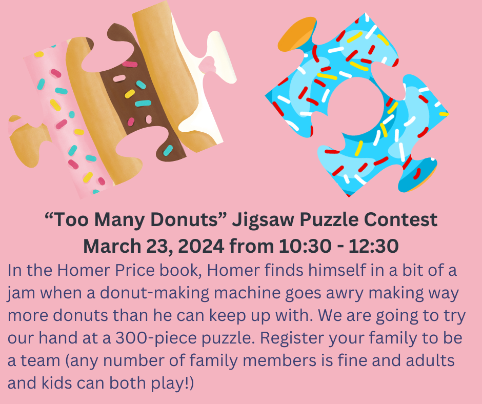 Family Jigsaw Contest Too Many Donuts March 23 2024