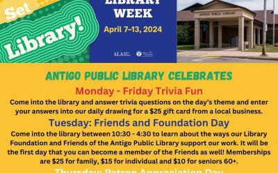 Antigo Public Library Celebrates National Library Week April 8-12