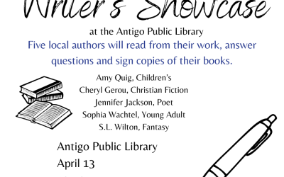 Writer’s Showcase April 13 from noon – 2 p.m.