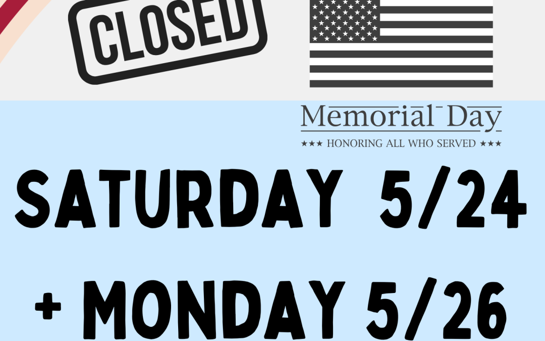 The Antigo Public Library Will be Closed Saturday 5/24 + Monday 5/26