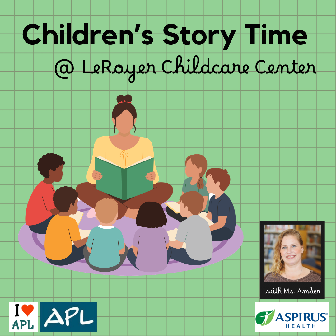 Off-site Story Time at LeRoyer Childcare Center with Ms. Amber