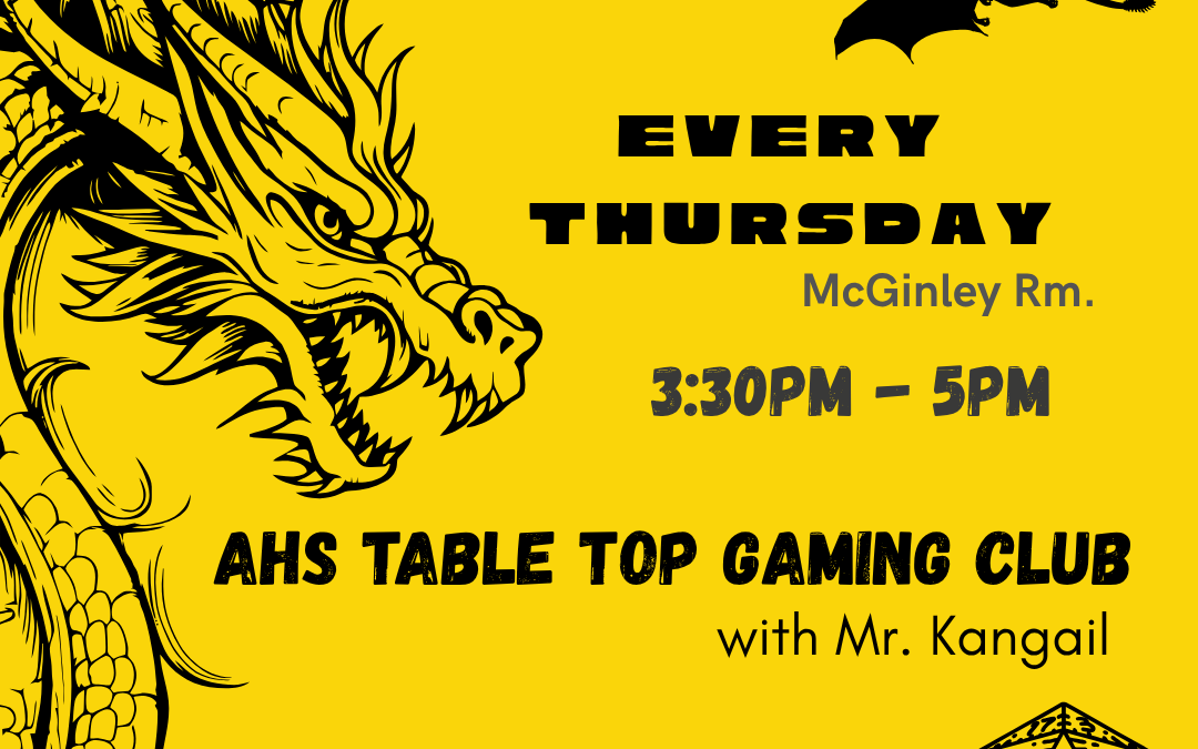 AHS Table Top Gaming Club @ APL