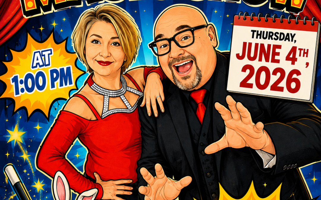 Magic Morgan & Liliana Kick off Summer Reading – Thursday, June 4th @ 1PM